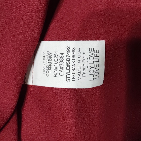 Lucy Love "Left Bank" Polyester Crepe Dress - Picture 9 of 10